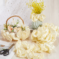 5 Yards Polyester Satin Chiffon Wavy Lace&nbsp;OCOR-CY0001-66B