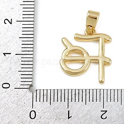 Brass Pendants&nbsp;LS-KK-Z123-22G-02