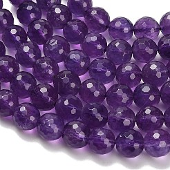 Natural Amethyst Beads Strands&nbsp;G-H329-D01-8mm-A