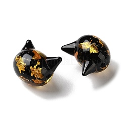 Handmade Foil Glass Beads&nbsp;LAMP-D005-01A