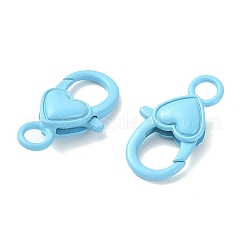 20Pcs Spray Painted Eco-Friendly Alloy Lobster Claw Clasps&nbsp;PALLOY-YW026-01