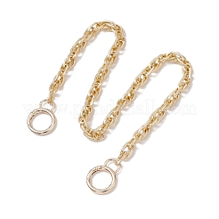 Aluminium Textured Rope Chain Bag Decorative Chains&nbsp;FIND-JF00161-01