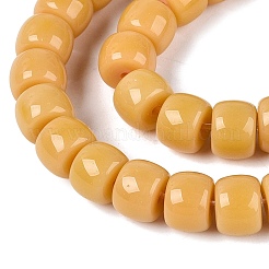 Imitation Jade Glass Beads Strands&nbsp;GLAA-NH0002-A06