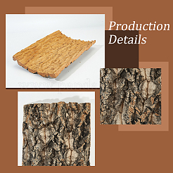Wood Tree Rind Decoration&nbsp;AJEW-WH20064-07B