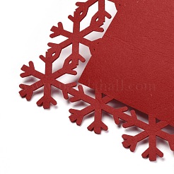 Christmas Theme Fibre Cup Mat&nbsp;AJEW-I056-03