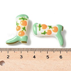 Painted Glass Beads Enamel Beads&nbsp;X-BLOW-D300-01B