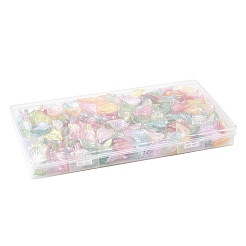 400Pcs Transparent Acrylic Pendants&nbsp;MACR-FS0002-31