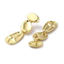 Rack Plating Brass Dangle Stud Earring&nbsp;EJEW-H099-02G