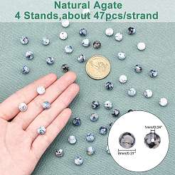 Natural Agate Bead Strands&nbsp;G-AR0001-42