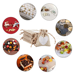 Jute Cloth Storage Bags&nbsp;ABAG-WH0031-30