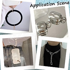 Zinc Alloy Spring Gate Rings&nbsp;FIND-SP0001-08C