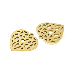 5Pcs 201 Stainless Steel Pendants&nbsp;LS-STAS-MO56-02B-G