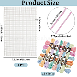 12 Skeins 6-Ply Polyester Embroidery Floss&nbsp;OCOR-CY0004-76