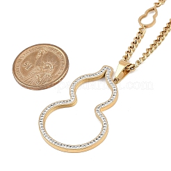Ion Plating(IP) 304 Stainless Steel Chain Necklaces&nbsp;NJEW-M078-11G