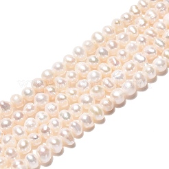 Natural Cultured Freshwater Pearl Beads Strands&nbsp;PEAR-N013-04H
