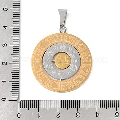304 Stainless Steel Pendant&nbsp;STAS-U040-07GP