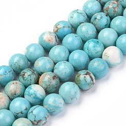 Natural Howlite Beads Strands&nbsp;X-G-L555-02-6mm