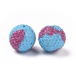 Polymer Clay Rhinestone Beads&nbsp;RB-L029-05A