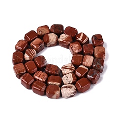 Natural Red Jasper Beads Strands&nbsp;G-Q608-10M