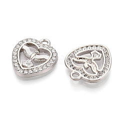 Alloy Rhinestone Pendants&nbsp;FIND-N008-14P