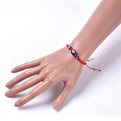 Adjustable Nylon Thread Braided Bead Bracelets&nbsp;BJEW-JB04459-02