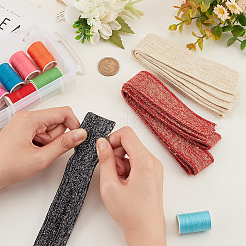 3Pcs 3 Colors 90% Cotton & 10% Elastic Fiber Ribbing Fabric for Cuffs&nbsp;FIND-BC0004-39