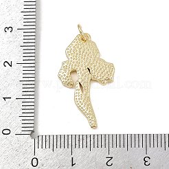 Brass Enamel Pendants&nbsp;KK-P323-02B-G