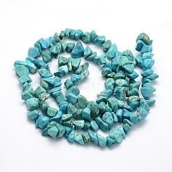 Synthetic Turquoise Beads Strands&nbsp;X-G-O049-B-43