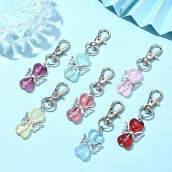 Angel Glass Pendant Decoration&nbsp;HJEW-JM01188