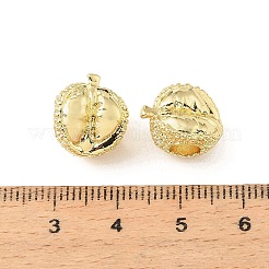 Durian Brass European Beads&nbsp;KK-CBA9CBD-21G