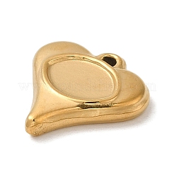 304 Stainless Steel Pendant Cabochon Settings For Enamel&nbsp;LS-STAS-D013-01A-G