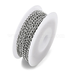304 Stainless Steel Figaro Chains&nbsp;CHS-G050-04P