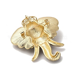 Enamel Rhinestone Brooch&nbsp;JEWB-K027-06G