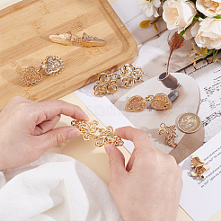 2 Sets 2 Styles Alloy Hook Button&nbsp;AJEW-ME0003-18