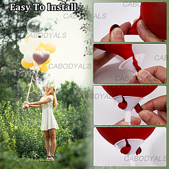 PP Plastic Balloon Bar & Cap Set&nbsp;DIY-WH20007-247