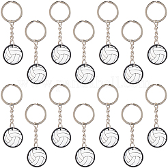 20Pcs Sports PVC Pendant Keychains&nbsp;KEYC-CN0001-10