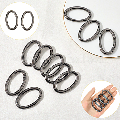 10Pcs Zinc Alloy Spring Gate Rings&nbsp;FIND-SP0004-31B