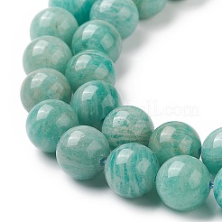 Natural Amazonite Beads Strands&nbsp;X-G-F461-12-6mm-01