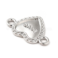 Rack Plating Alloy Connector Charms&nbsp;PALLOY-K256-25P