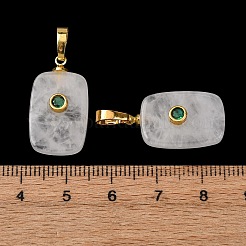 Natural Quartz Crystal Pendants&nbsp;G-P628-01G-10