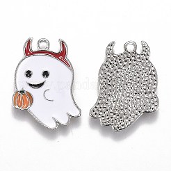 Halloween Theme Alloy Enamel Pendants&nbsp;ENAM-J649-02P