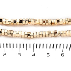 Electroplated Synthetic Non-magnetic Hematite Beads Strands&nbsp;G-M095-G01-02KCG