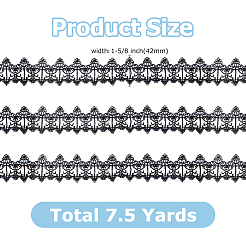 7.5Yards Polyester Lace Ribbon&nbsp;OCOR-DR0001-33B