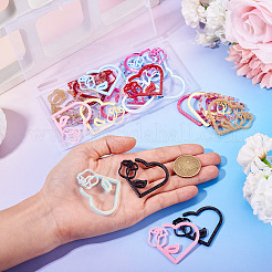 24Pcs 12 Colors Acrylic Wine Glass Charms&nbsp;AJEW-TA0002-92