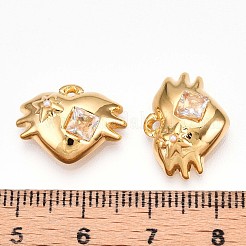 304 Stainless Steel Rhinestone Pendants&nbsp;STAS-T064-53