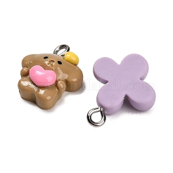 Opaque Resin Pendants&nbsp;RESI-B047-10