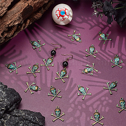 100pcs Tibetan Style Alloy Pendants&nbsp;FIND-PH0023-02ABG