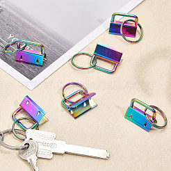 20Pcs Iron Split Key Rings&nbsp;FIND-CA0006-54