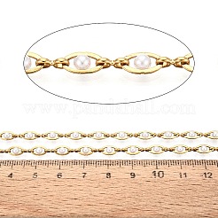 304 Stainless Steel Eye Shape Link Chains&nbsp;CHS-Q009-14B-01G