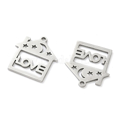201 Stainless Steel Pendants&nbsp;STAS-F337-06P